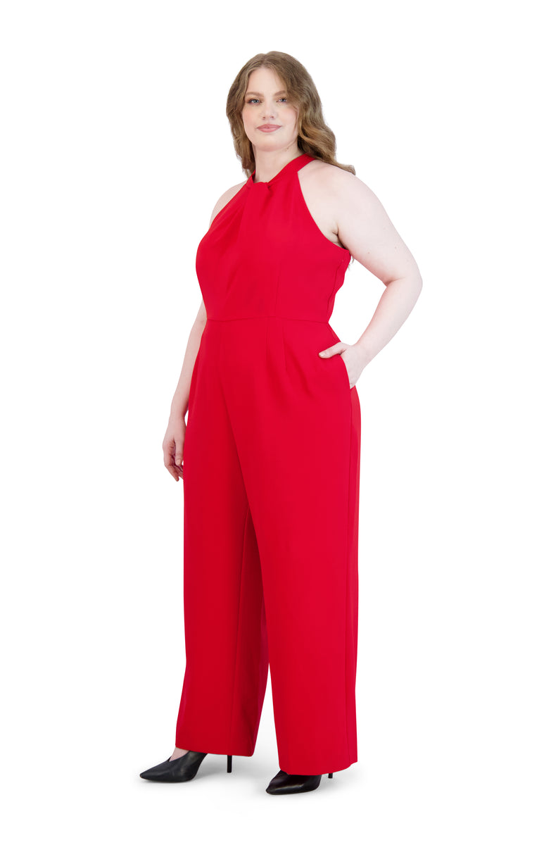 Twist Halter Neck Jumpsuit