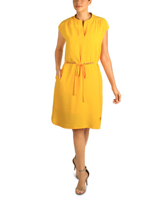 DONNA RICCO - EXTENDED SHOULDER DRESS
