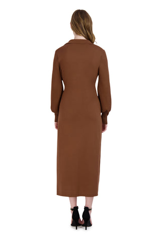 DONNA RICCO - JOHNNY COLLAR SWEATER DRESS