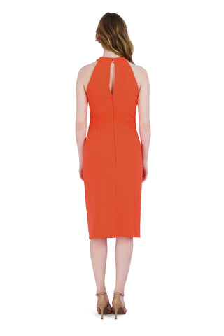 Twist Halter Sheath Dress