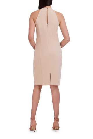 Twist Halter Sheath Dress