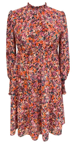 LONG SLEEVE 3 TIER EASY DRESS