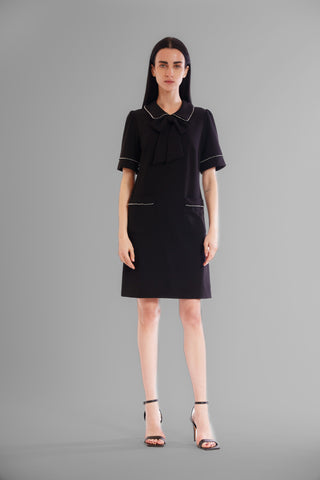 SHORT SLEEVE SHEATH DRESS