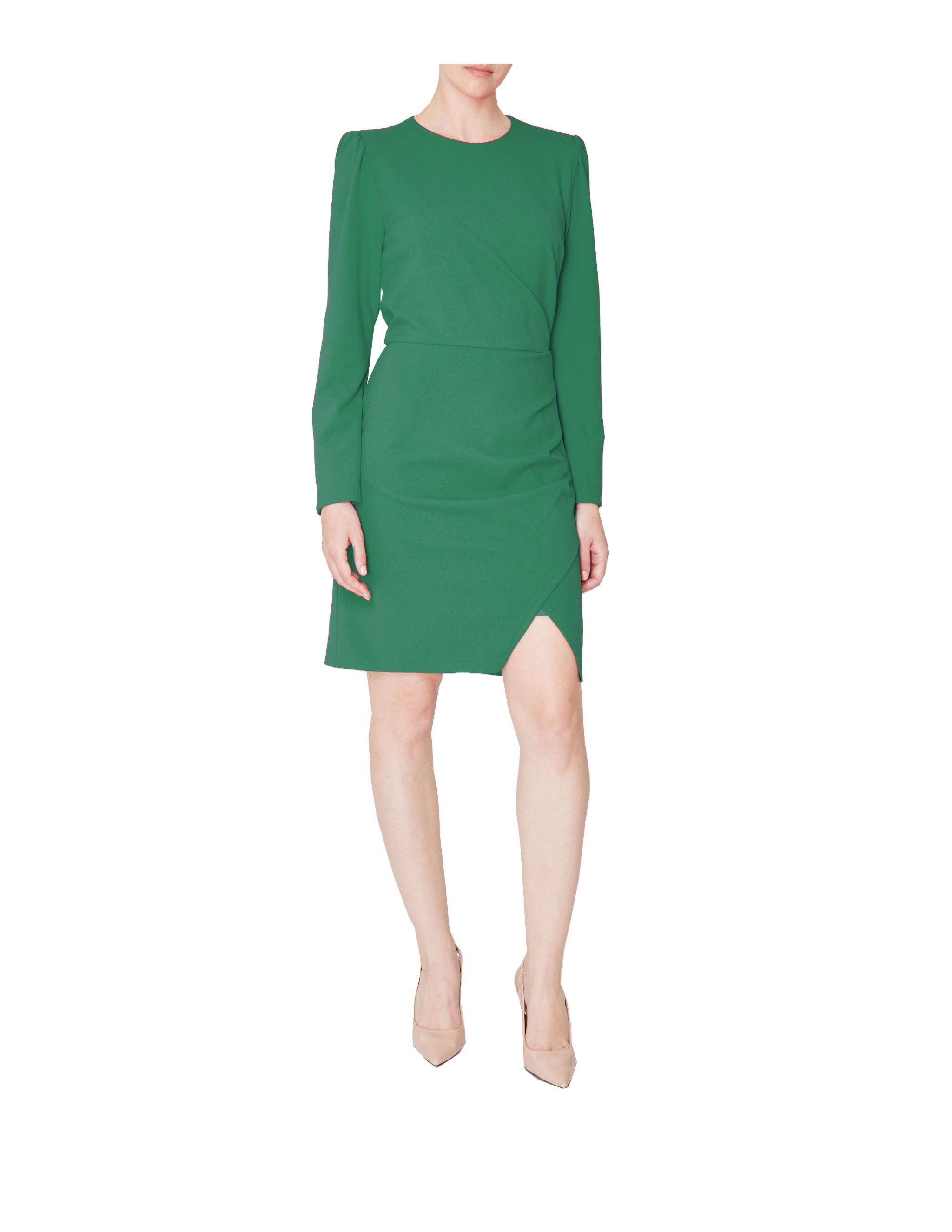 julia jordan green dress Julia Jordan Botanical Print A-Line Dress - Green Multi