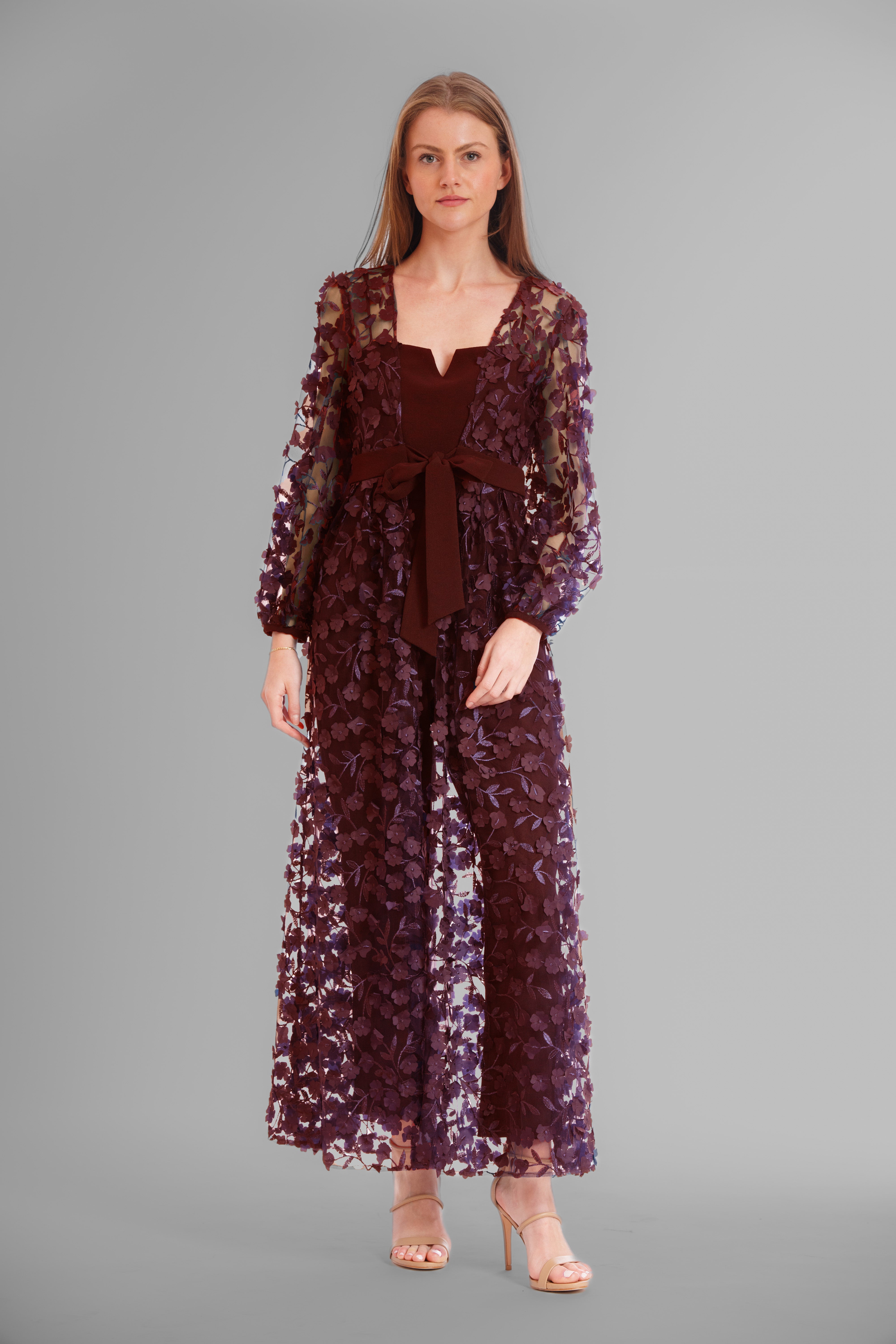 2PC JUMPSUIT W JACKET OVERLAY