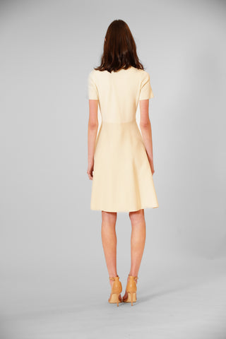 SHORT SLEEVE DRESS W/ NOVELTY TRIM