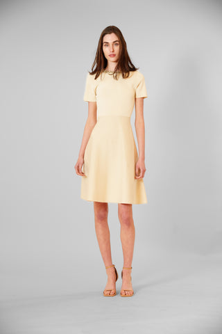 SHORT SLEEVE DRESS W/ NOVELTY TRIM