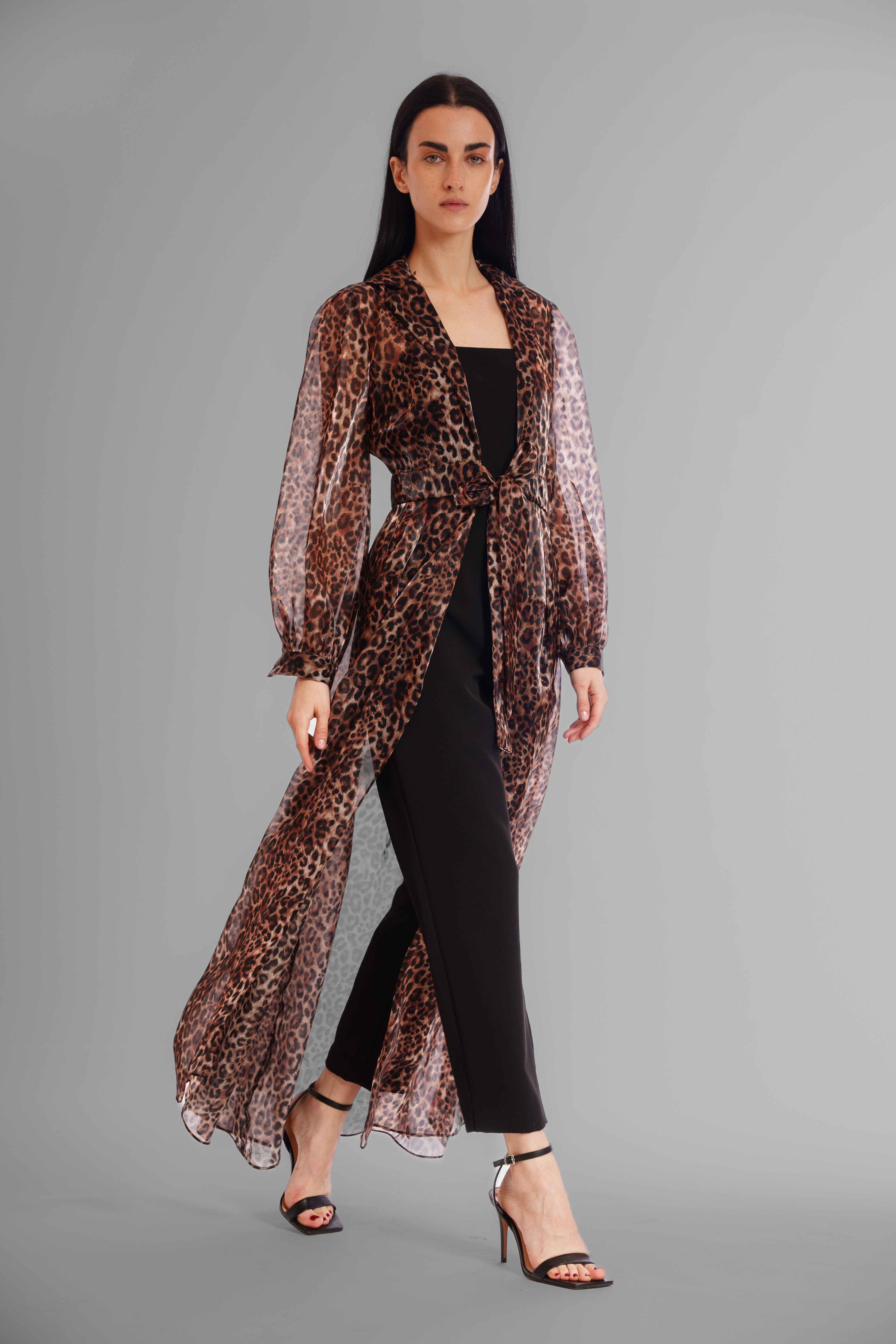 LONG SLV SHIRT DRESS WITH JUMPSUIT
