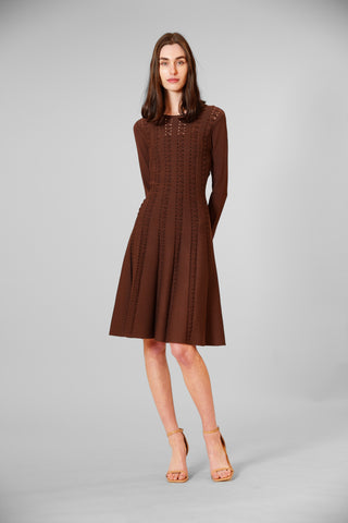 LONG SLEEVE SWEATER KNIT DRESS