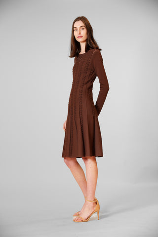 LONG SLEEVE SWEATER KNIT DRESS