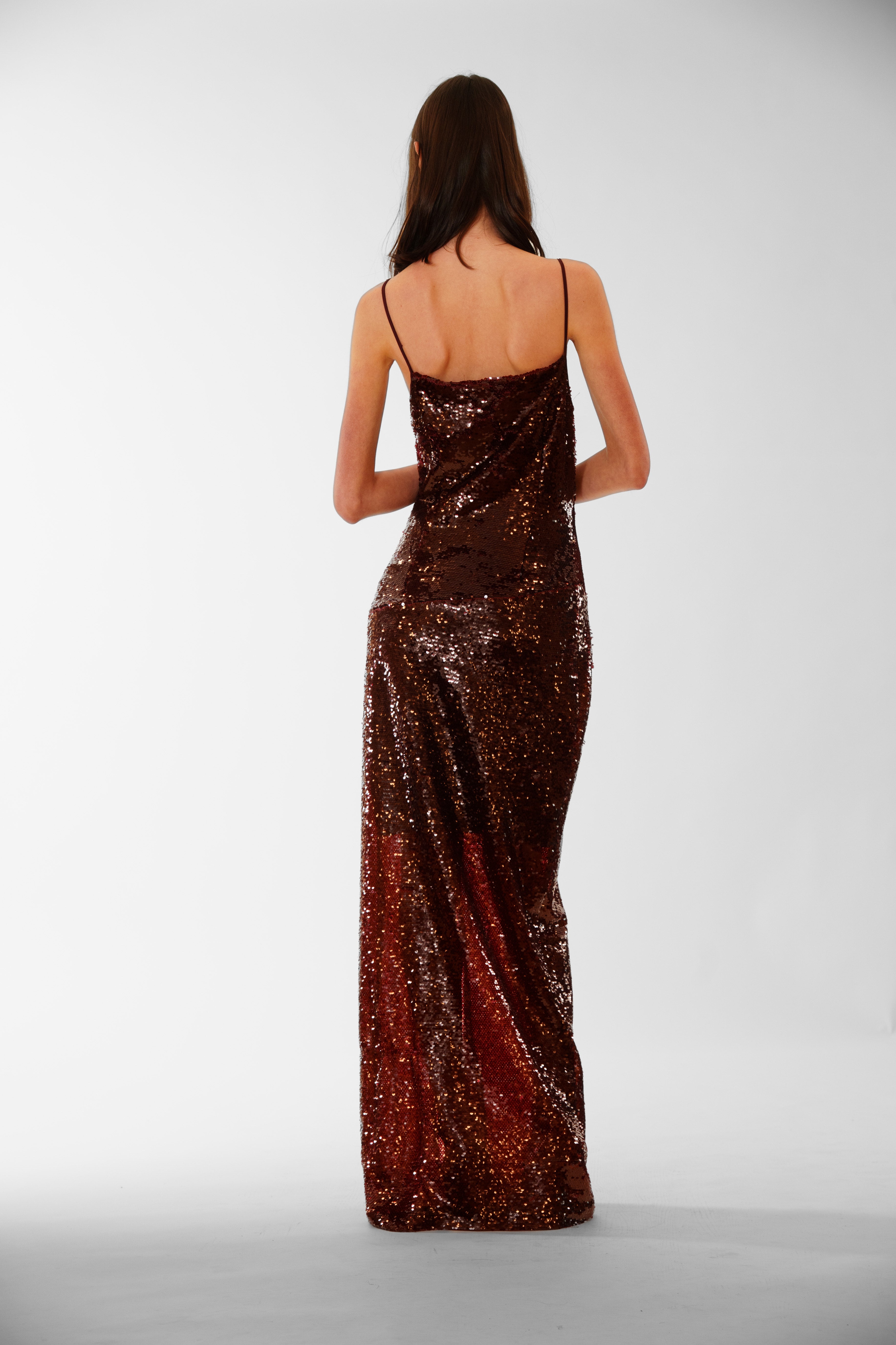 1 PC MAXI SEQUIN COWL NECK DRESS JULIA JORDAN 1 PC MAXI SEQUIN COWL NECK DRESS JULIA JORDAN