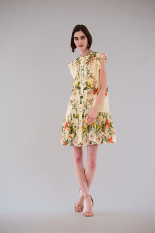 3/5 LNGTH SLV MIDI LNGTH DRESS W/ SELF TIE