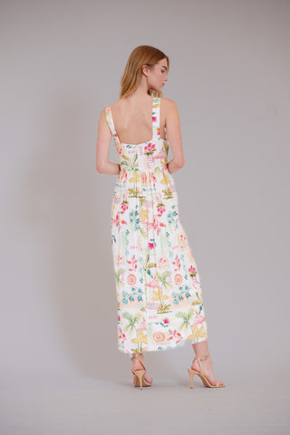 MIDI LENGTH SLVLESS DRESS