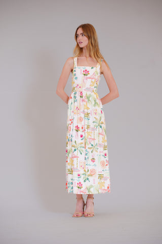 MIDI LENGTH SLVLESS DRESS