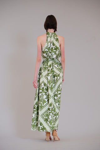 SLVLESS HALTER MAXI DRESS