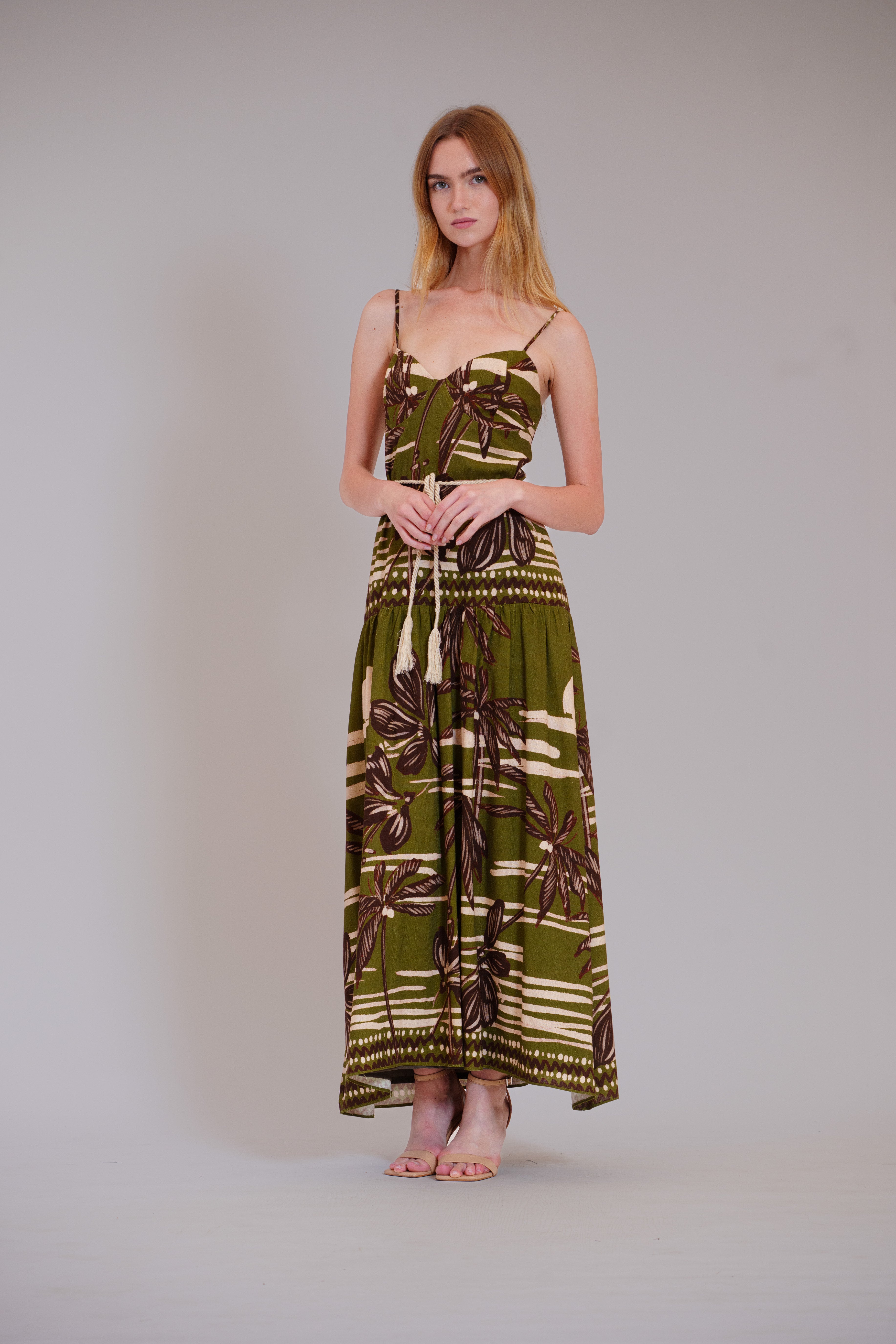 julia jordan green dress Julia Jordan Boat Neck Gown in Green