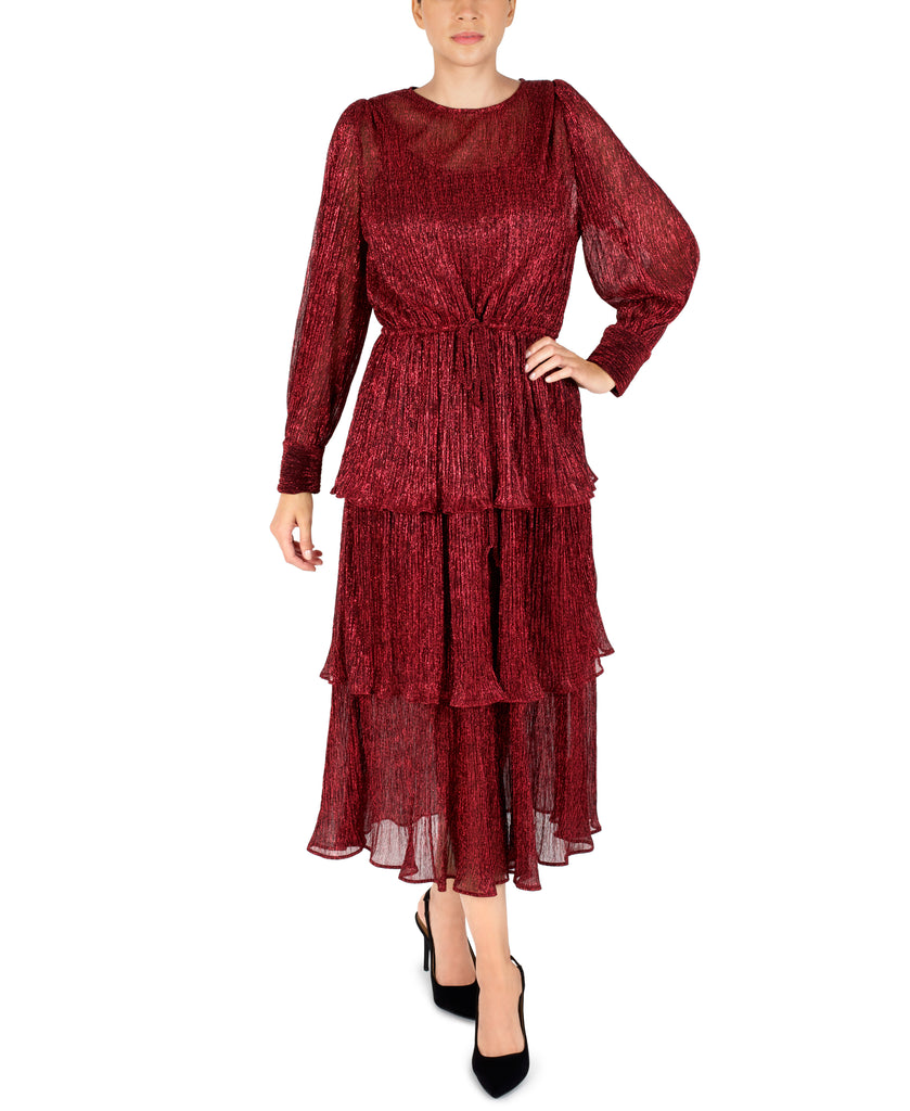 Long Sleeve Tiered Maxi Dress