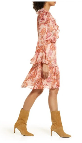 Bodice Flounce Skirt Ruffle Dress